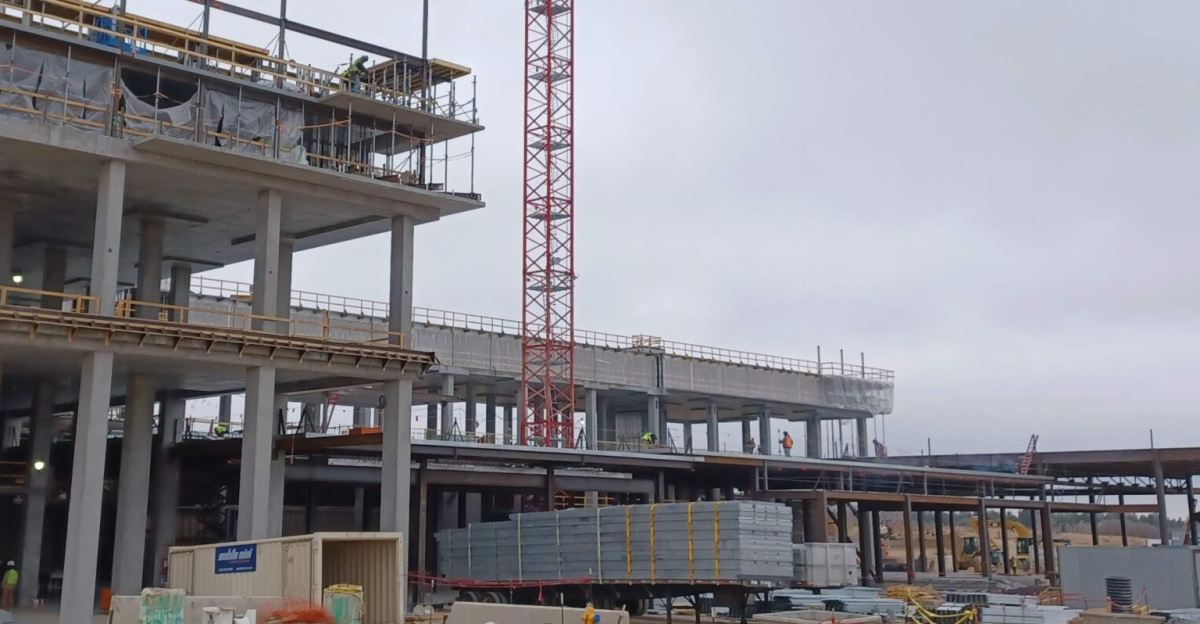 Future Hotel at the Air Force Academy construction