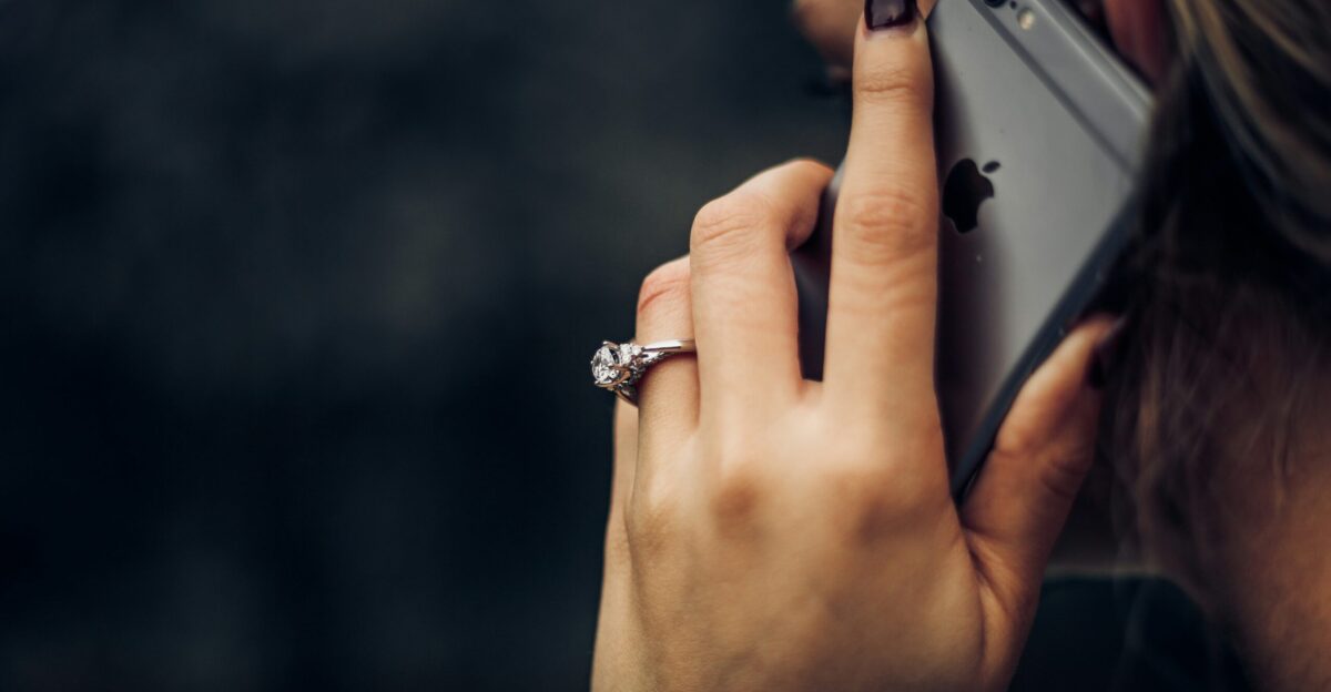 woman talking on the phone