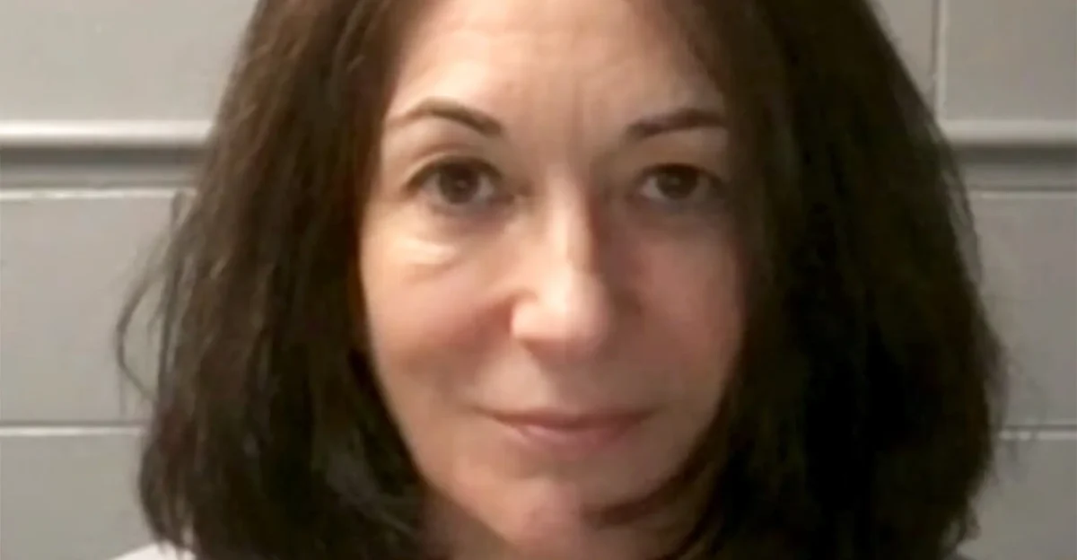 Mug shot of British convicted sex offender and former socialite Ghislaine Maxwell taken at the Metropolitan Detention Center Brooklyn