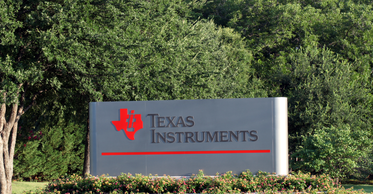 TI signboard at its facility in Dallas