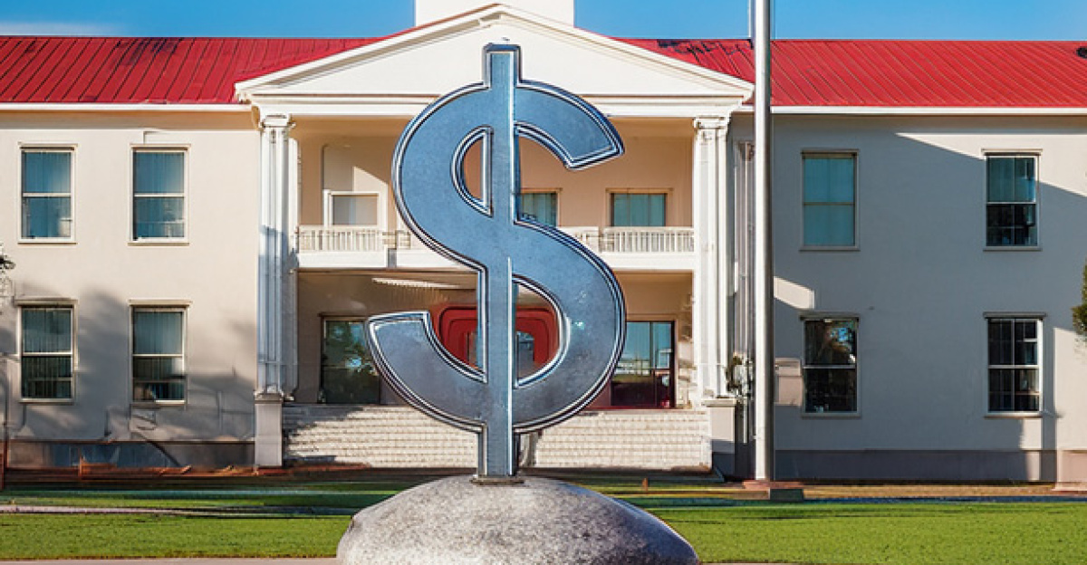 Indicates schools funded by property taxes in Texas