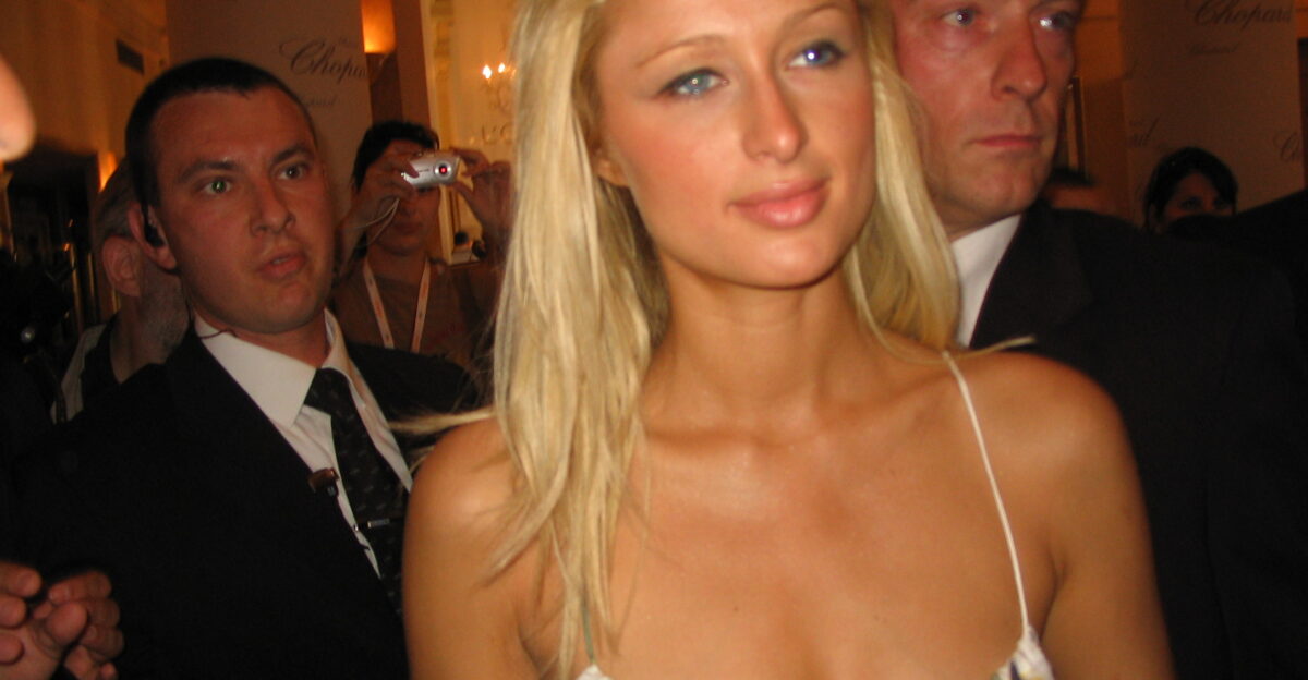Paris Hilton at Cannes Film Festival 2005