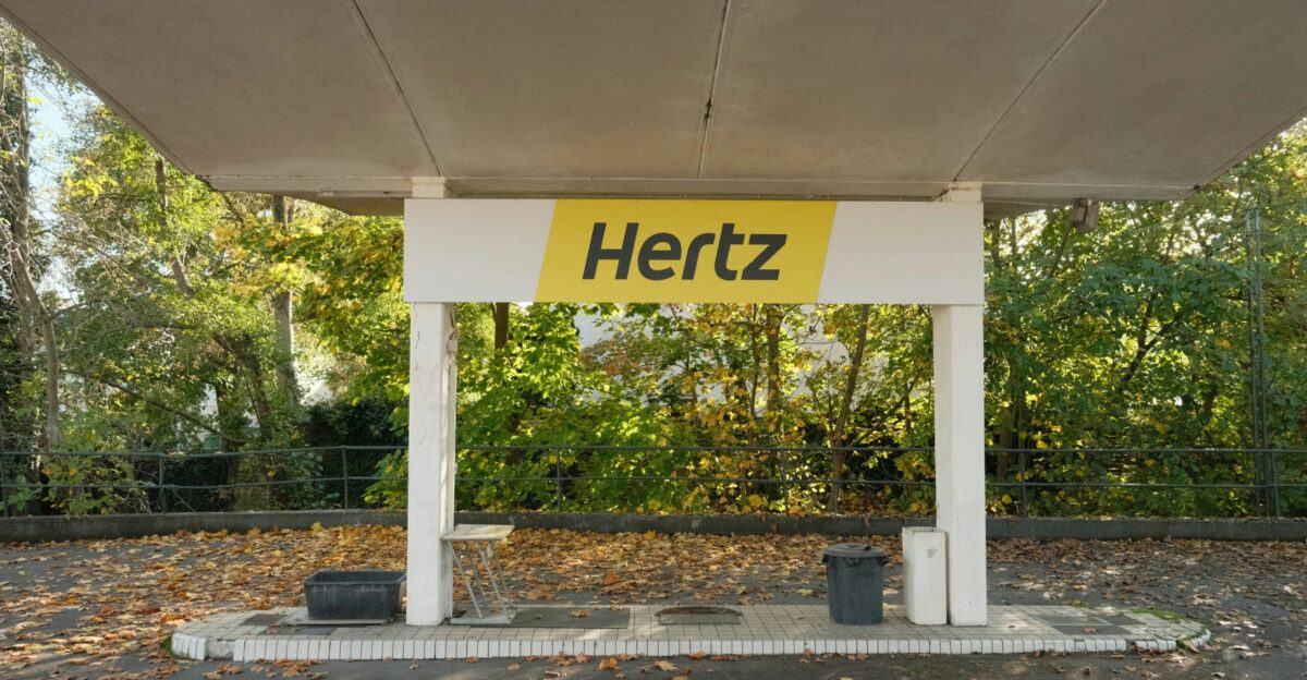 a sign on a covered area