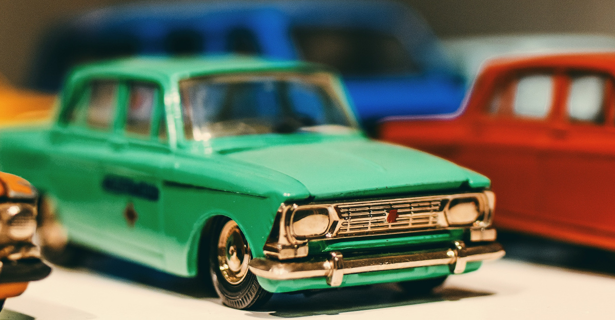 model toy cars in assorted colors