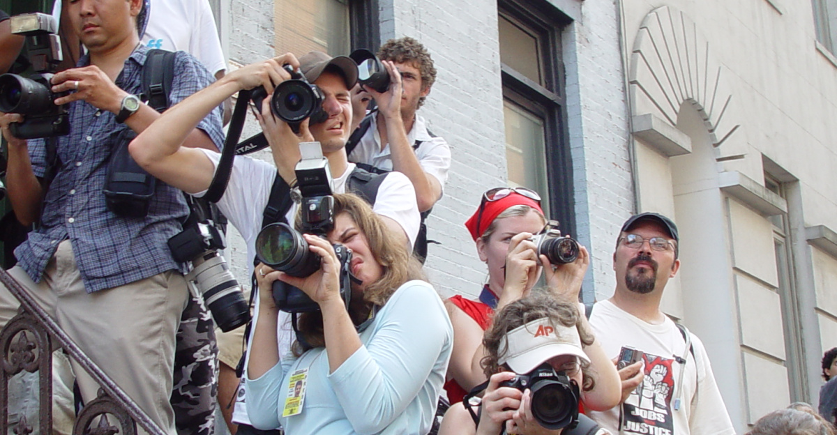 Protest of the Republican National Convention, <a href="//commons.wikimedia.org/wiki/New_York_City" title="New York City">New York City</a>.